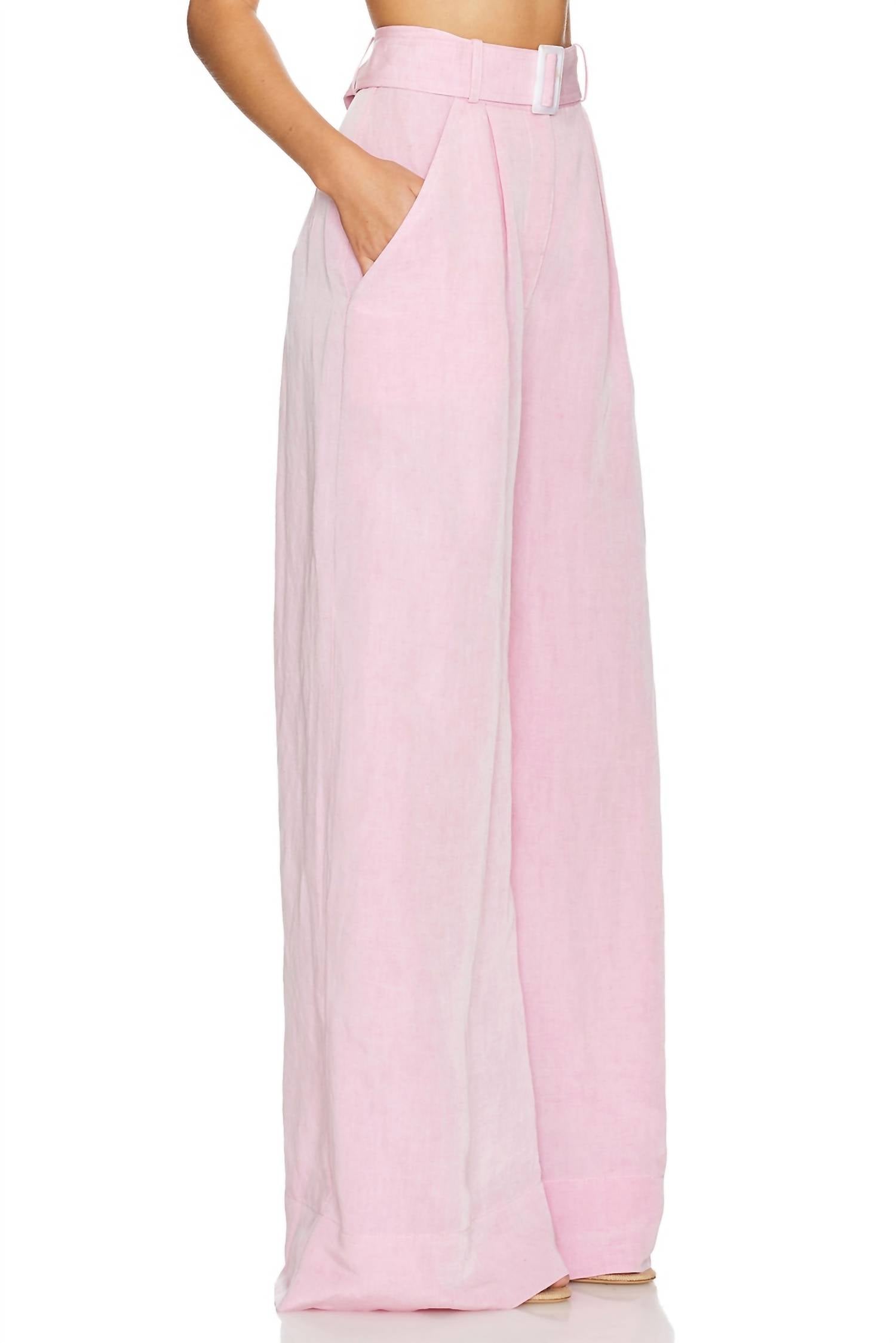 Matthew Bruch - Wide Leg Pleated Pant