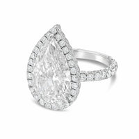 Diana M Jewels - Women's Pear Lab-Grown Diamond Fashion Ring (16.00 Ct) - Signature