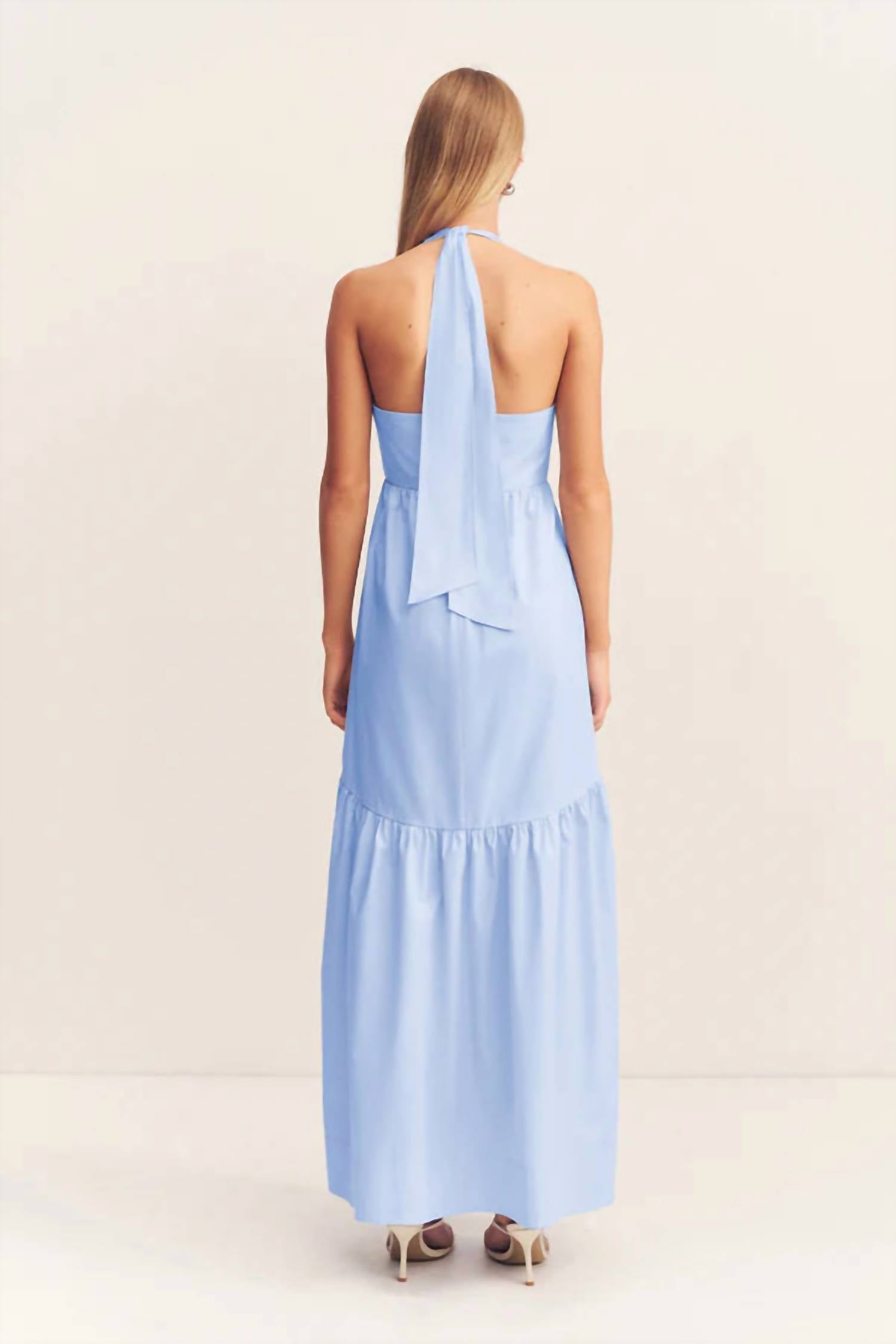Shona Joy - Maiori Halter Neck Maxi Dress