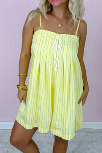 Wishlist - Daisy Stripe Sky Romper