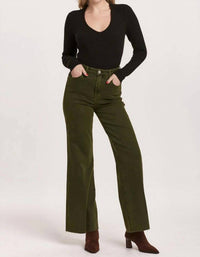 DEAR JOHN DENIM Fiona wide leg Jeans in pine - women's jeans