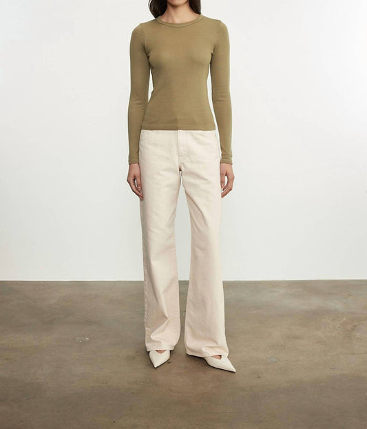 Enza Costa - SUPIMA COTTON NEW CLASSIC L/S TEE