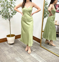 Sunday Edition - Polka Dot Satin Slip Dress