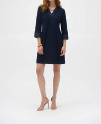 Joseph Ribkoff - Silky Knit and Memory Trapeze Dress