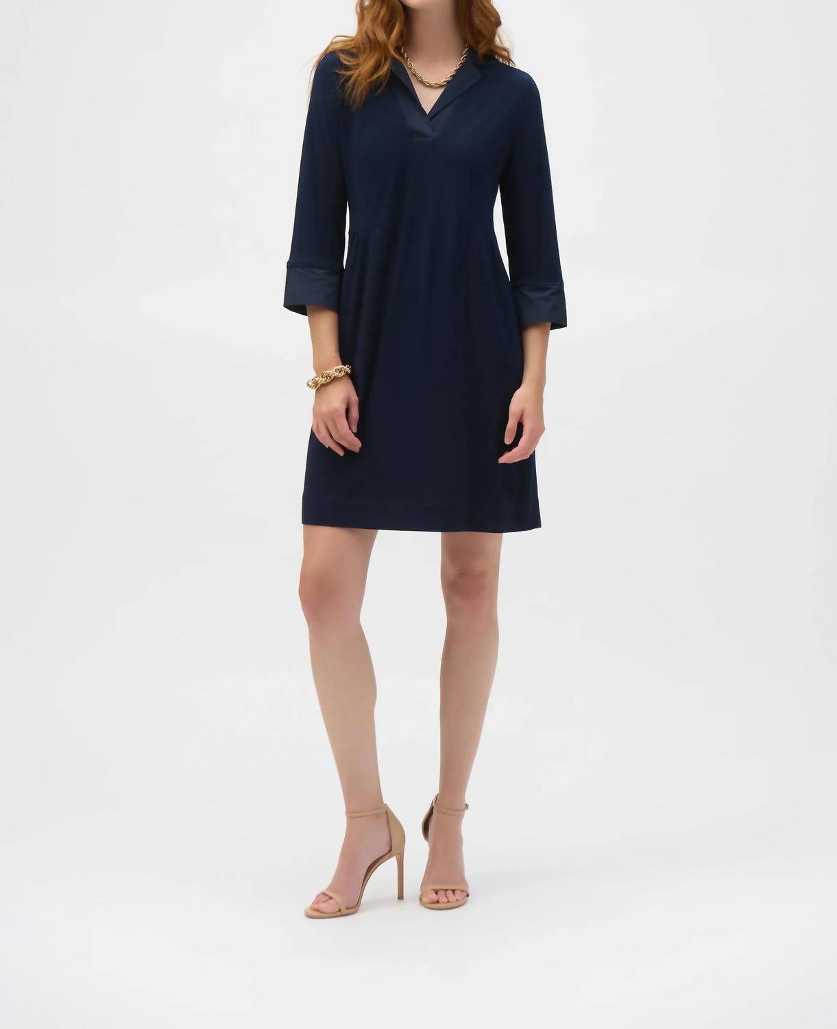 Joseph Ribkoff - Silky Knit and Memory Trapeze Dress