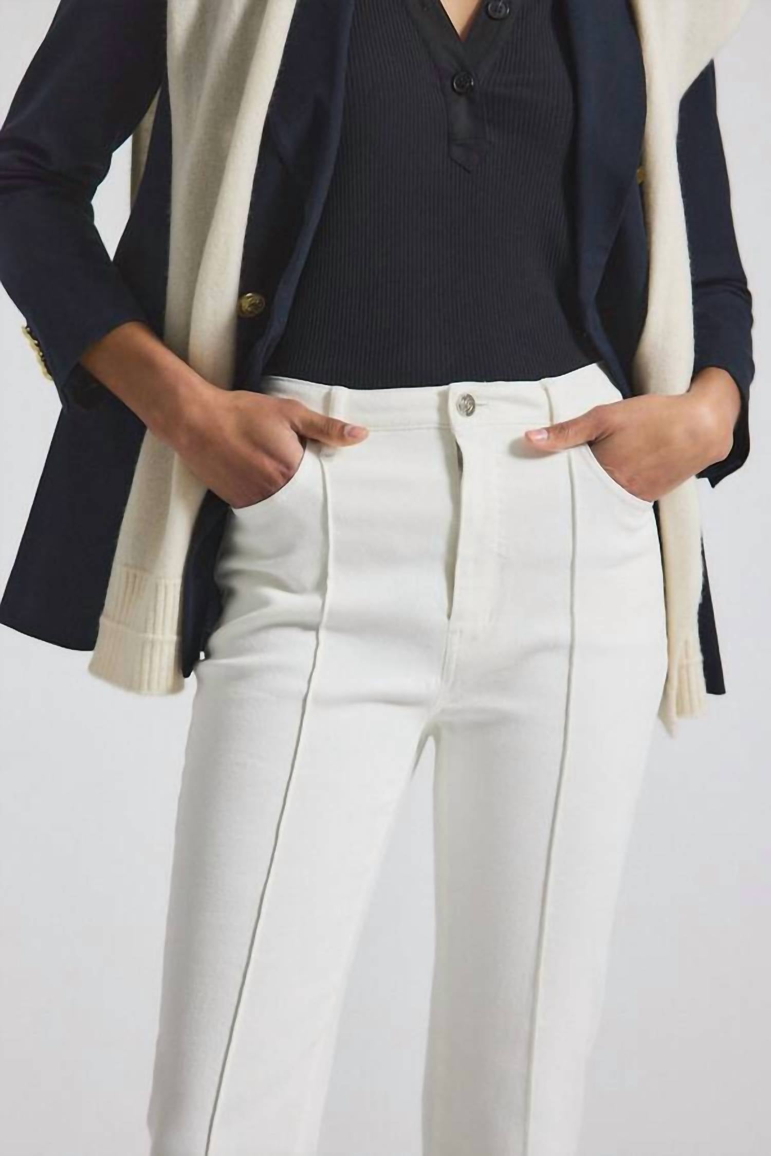 Derek Lam 10 Crosby - Perce Stretch Cropped Jean