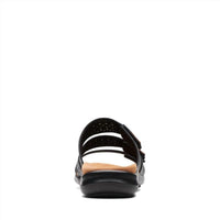 Clarks Women's Kitly Walk Sandals in black - women's sandal - alternate view