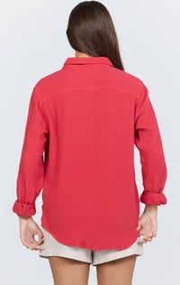 Dear John Denim - Button Down Gauze Shirt