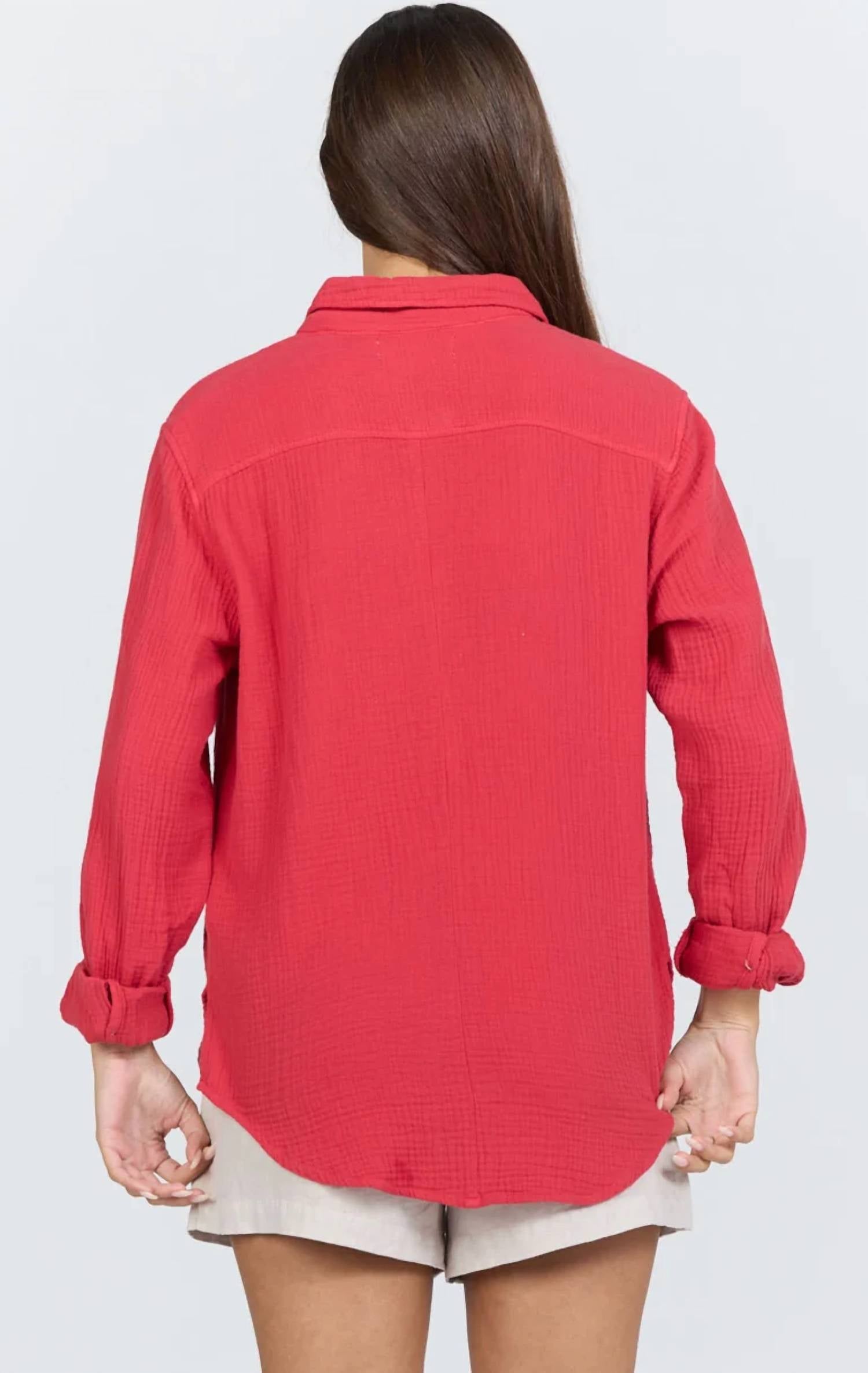 Dear John Denim - Button Down Gauze Shirt