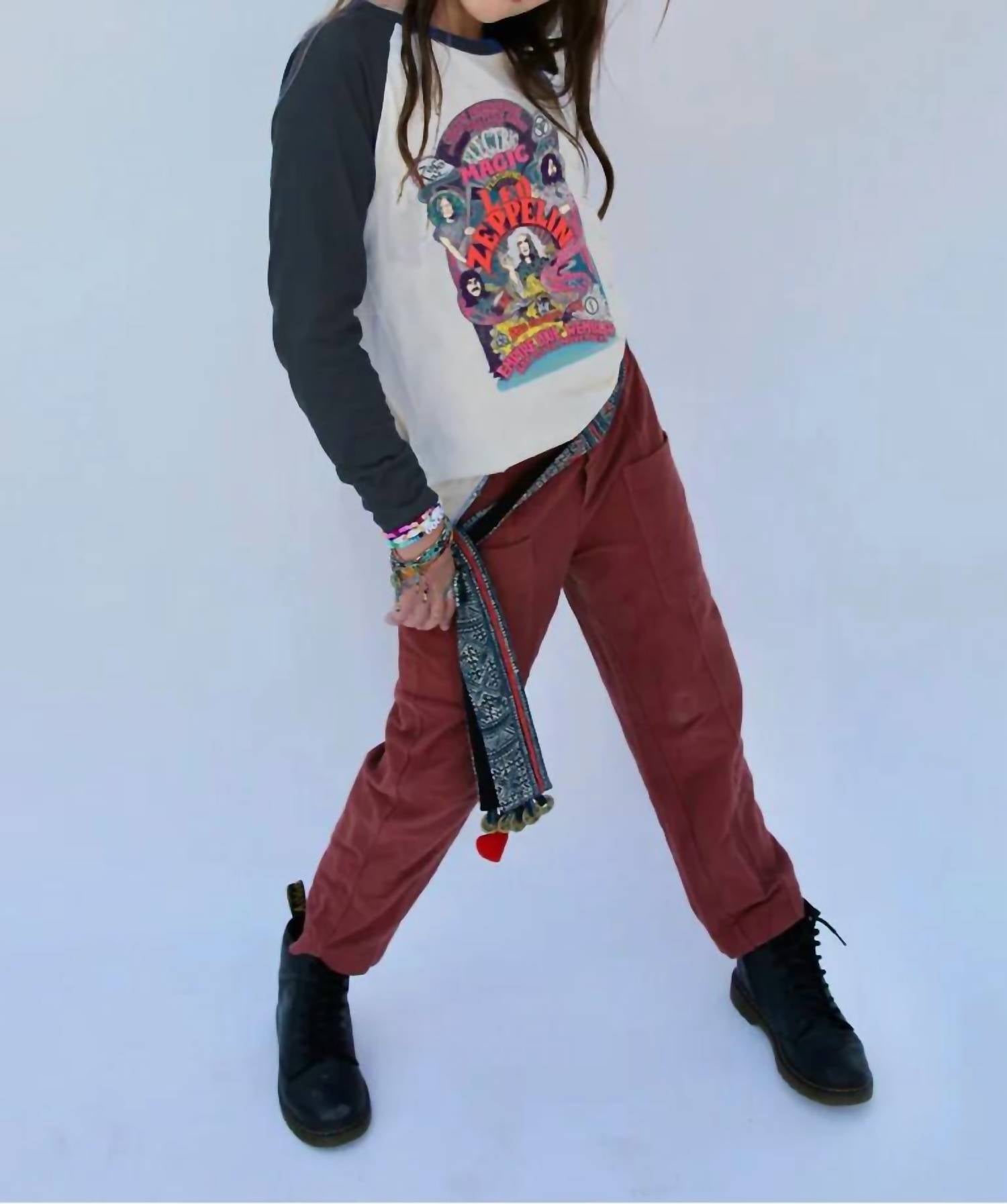 Rowdy Sprout - Kid's Led Zeppelin Long Sleeve Raglan Tee