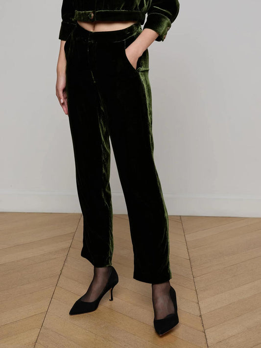 L'Agence - Rebel Velvet Trouser