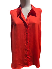 Renuar - Women's Collared Sleeveless Top