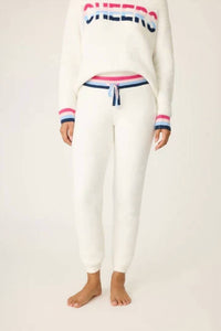 Pj Salvage - Women's Marshmallow Party Knit Banded Pant