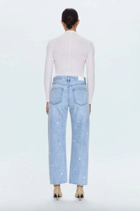 Pistola - Women's Lexi Mid Rise Bowed Straight Denim