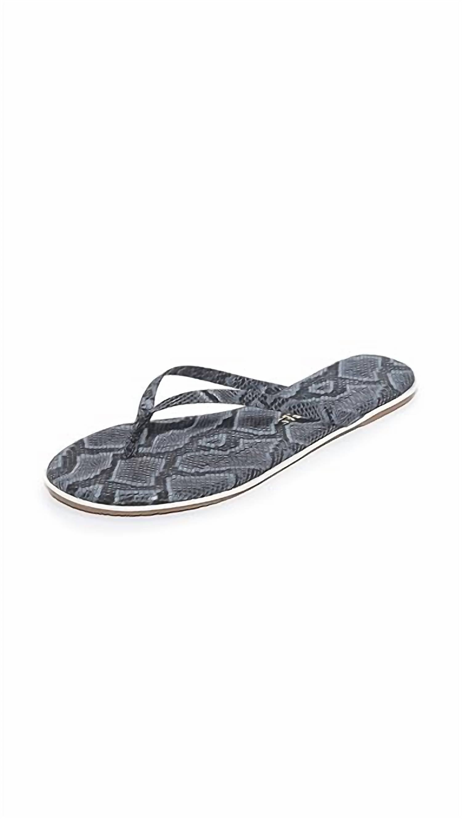 TKEES Women's Studio Exotic Sandal in moon snake - women's shoe - alternate view