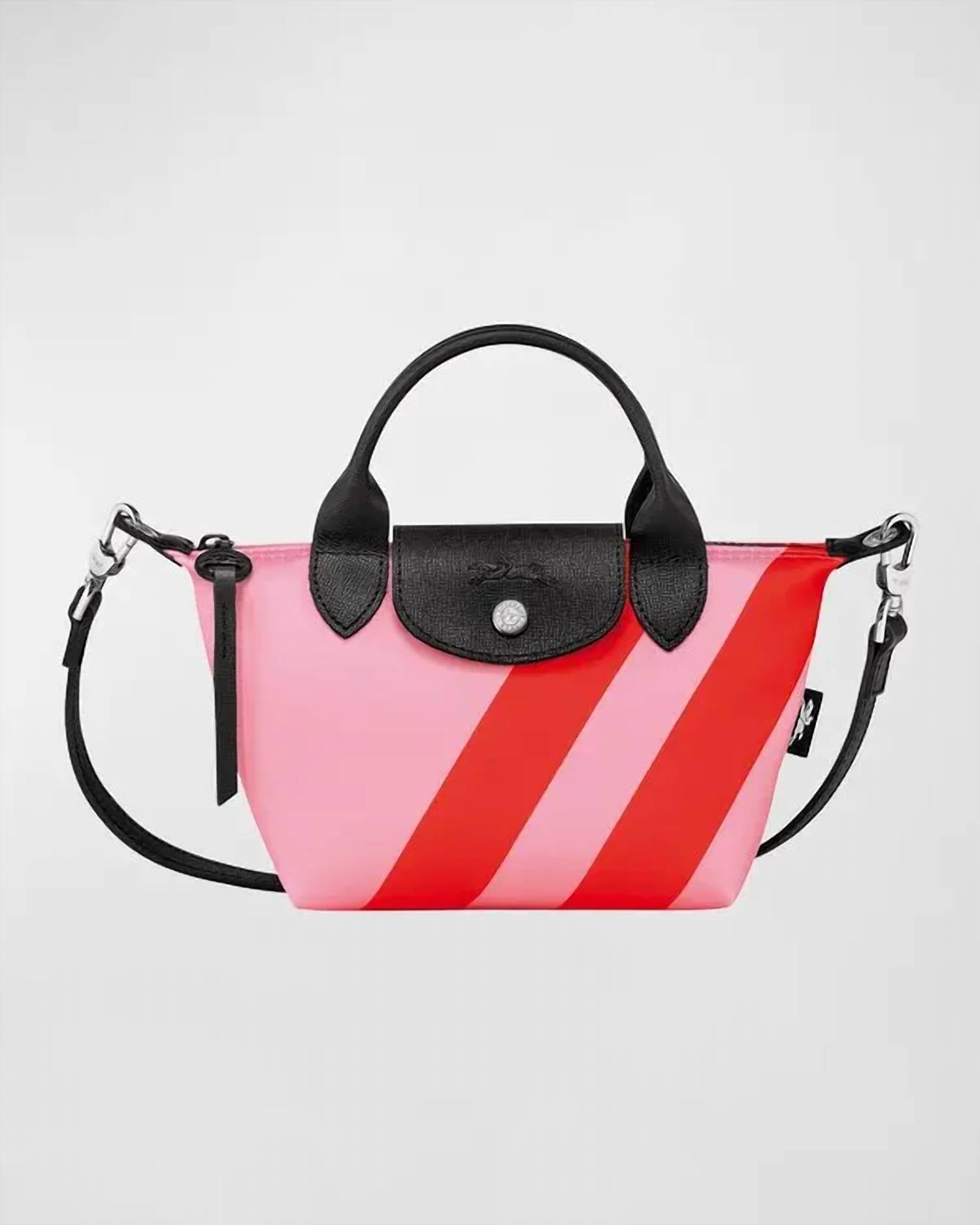 Longchamp - Women's Le Pliage Stripe Crossbody Bag