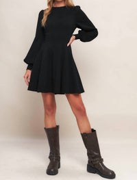Flying Tomato - Heavy Knit Mini Dress