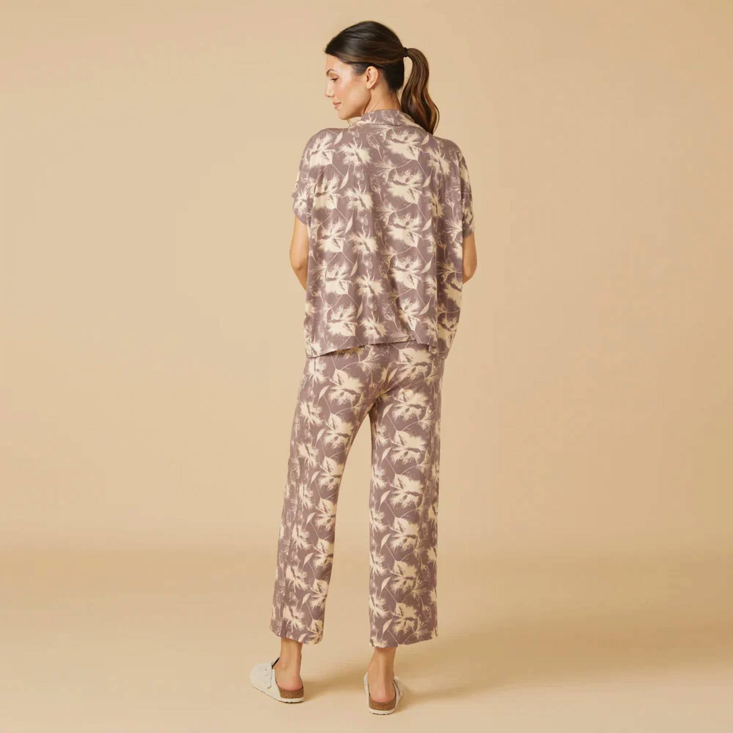 Softies - Caftan Top And Cropped Pant Set