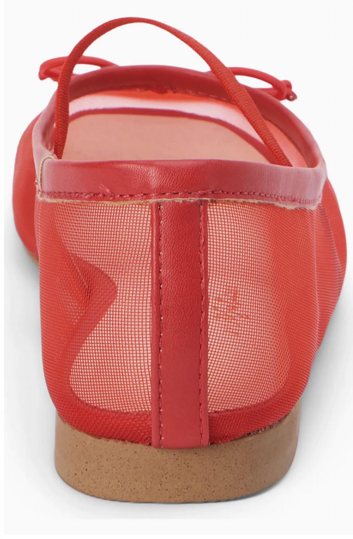 Matisse Women's Bronx Ballet Flat in cherry red - women's flats - view 7