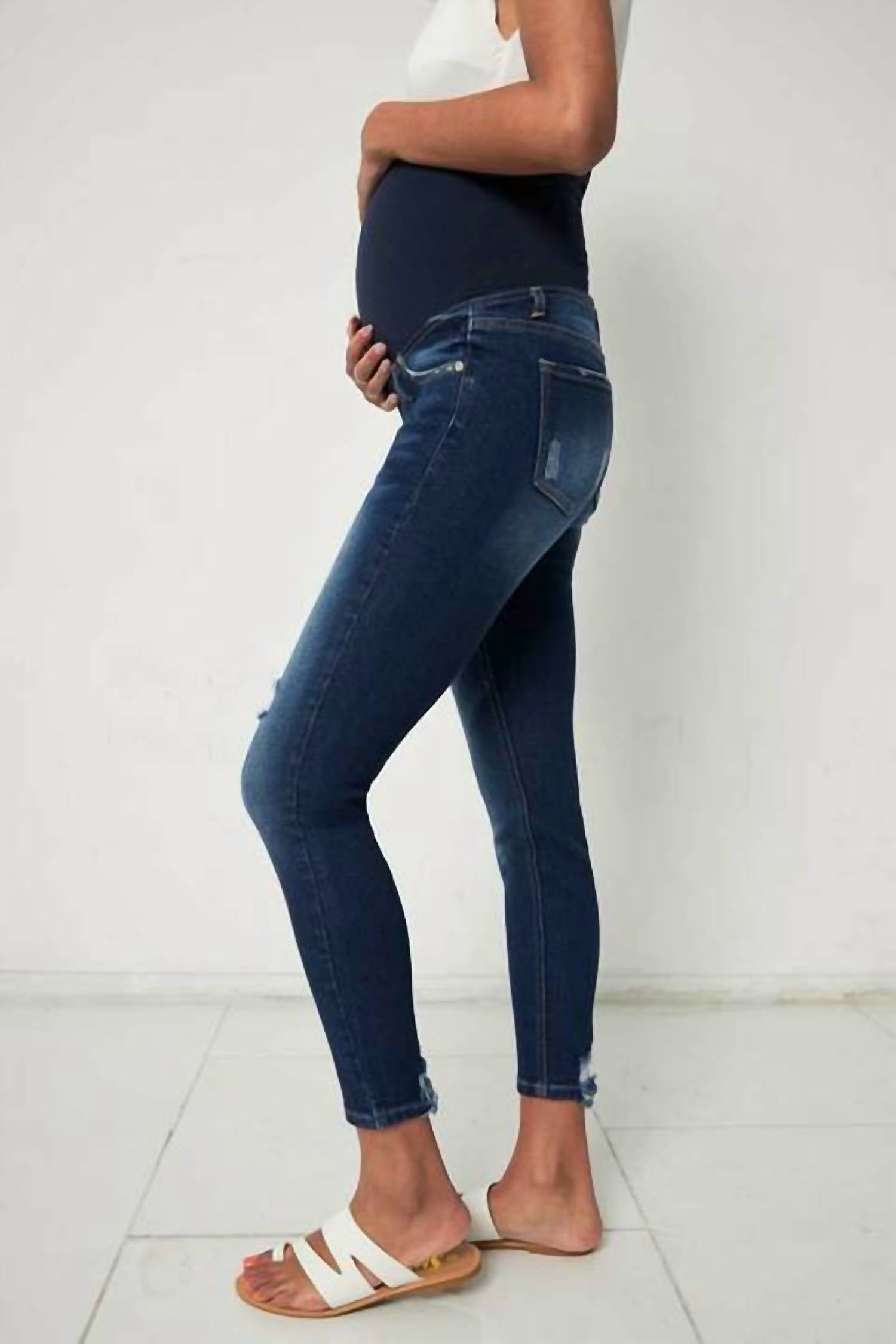 Kancan - April Maternity Ankle Skinny Jeans