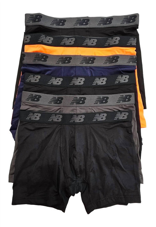 New Balance - Men's 6-Pack Premium Boxer Briefs