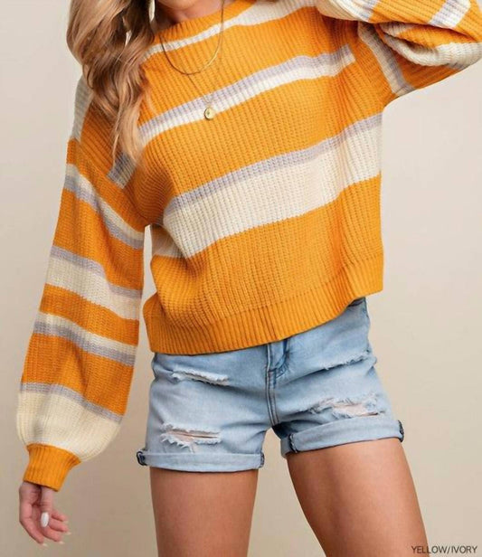 Kori - Crewneck Striped Sweater