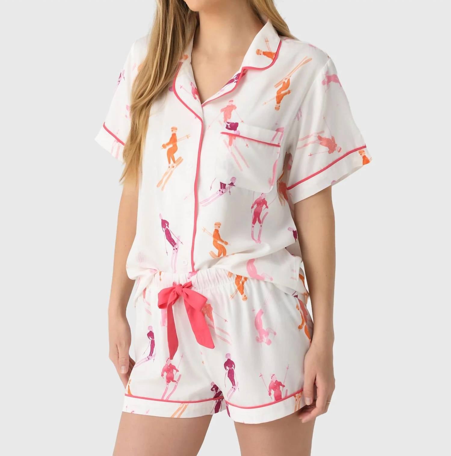 Katie Kime - Bluebird Day Shorts Pajama Set