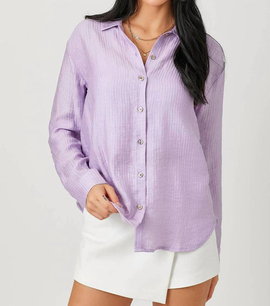 Mystree - Double Cloth Button Down