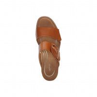 Aetrex Women's Tatiana Sandal in cognac 1 - women's sandal - view 4
