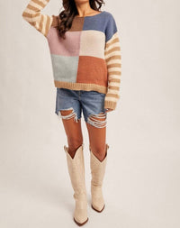 Hem & Thread - Shay Block Sweater