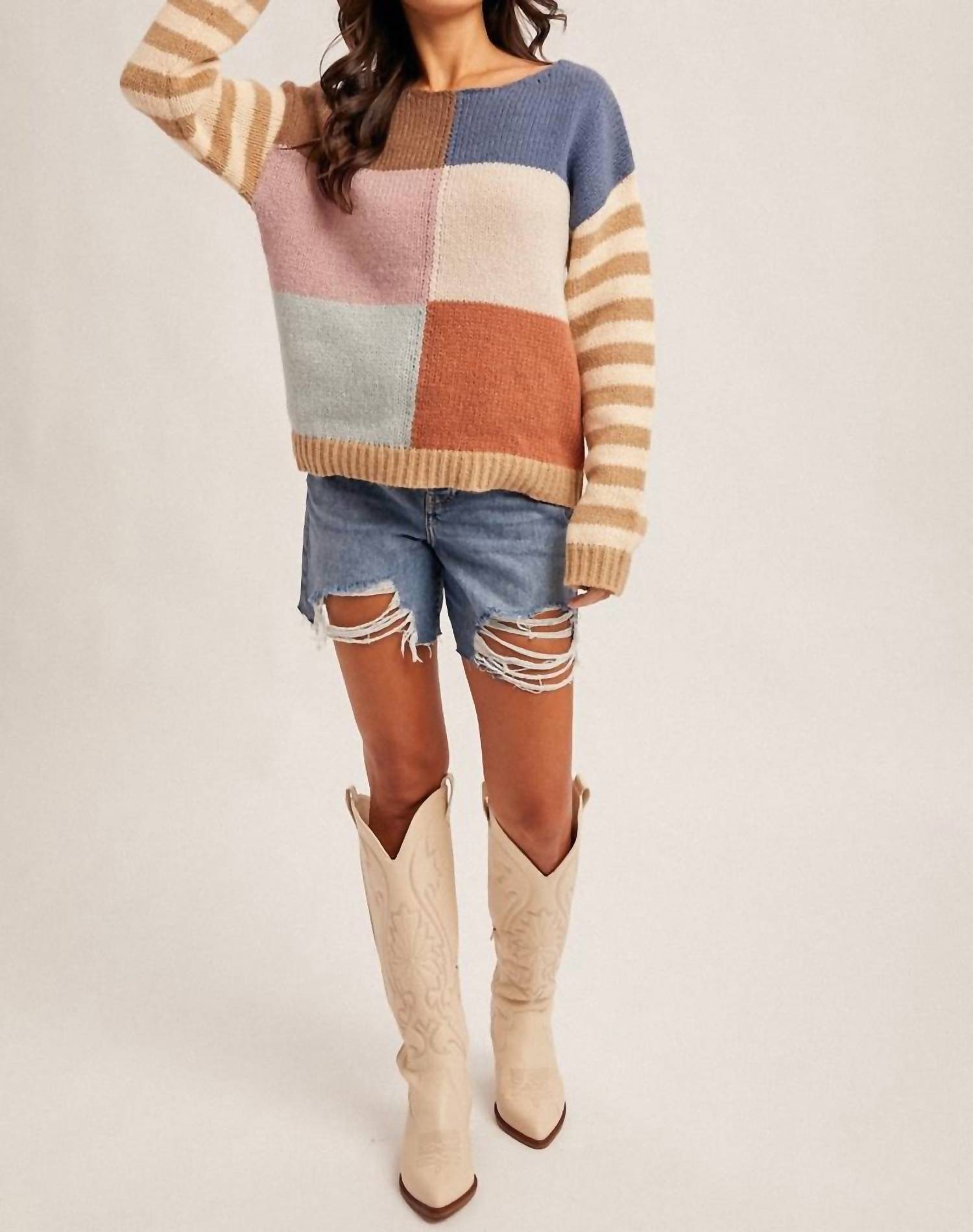 Hem & Thread - Shay Block Sweater