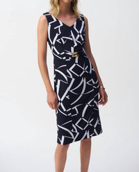 Joseph Ribkoff - Striped Sleeveless Dress