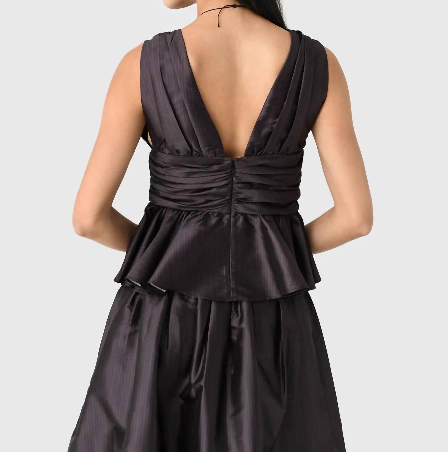 Never A Wallflower - Peplum Top