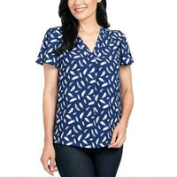 Hilary Radley - V-neck Blouse