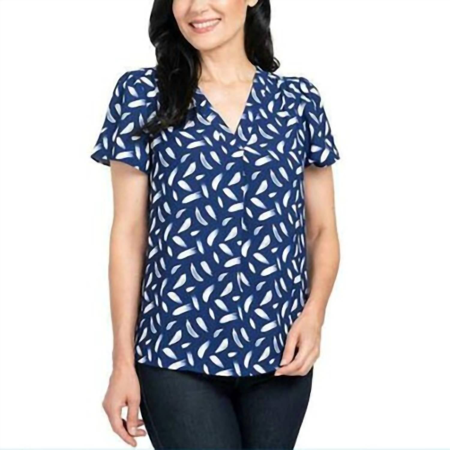 Hilary Radley - V-neck Blouse