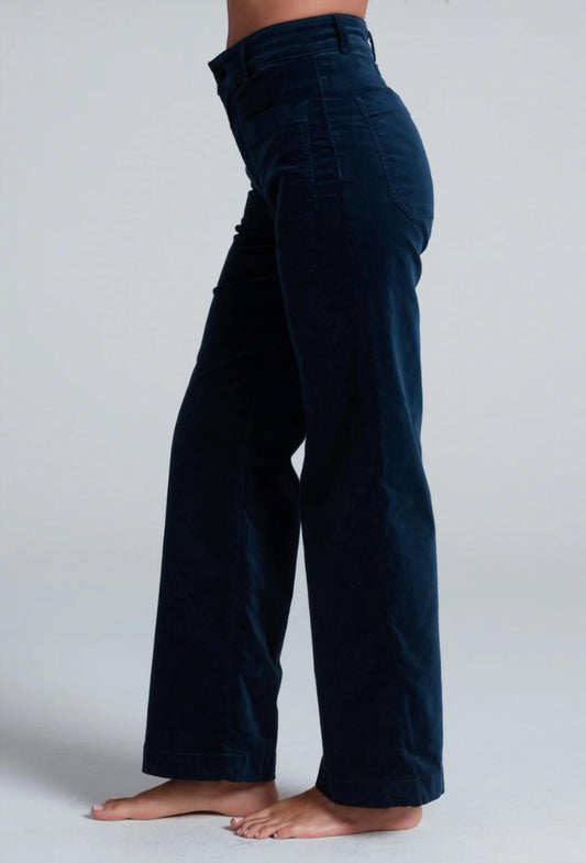 Askk Ny - Sailor High Rise Velvet Pants