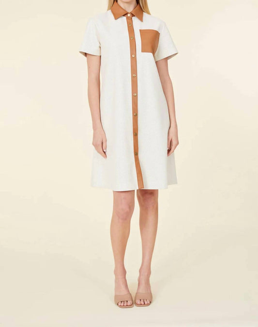 Dolce Cabo - Vegan Leather V-neck Dress