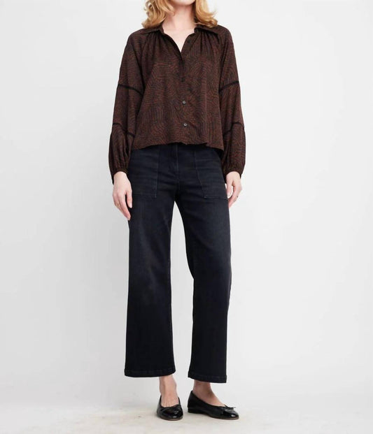 Self Contrast - Hadley Ladder Sleeve Blouse