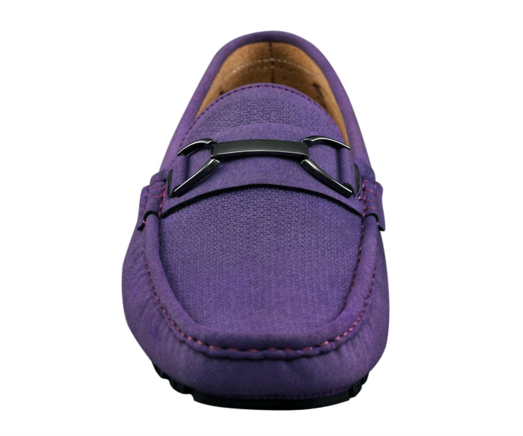 Amali Men's Ayden Loafer in purple - men's loafer - view 4
