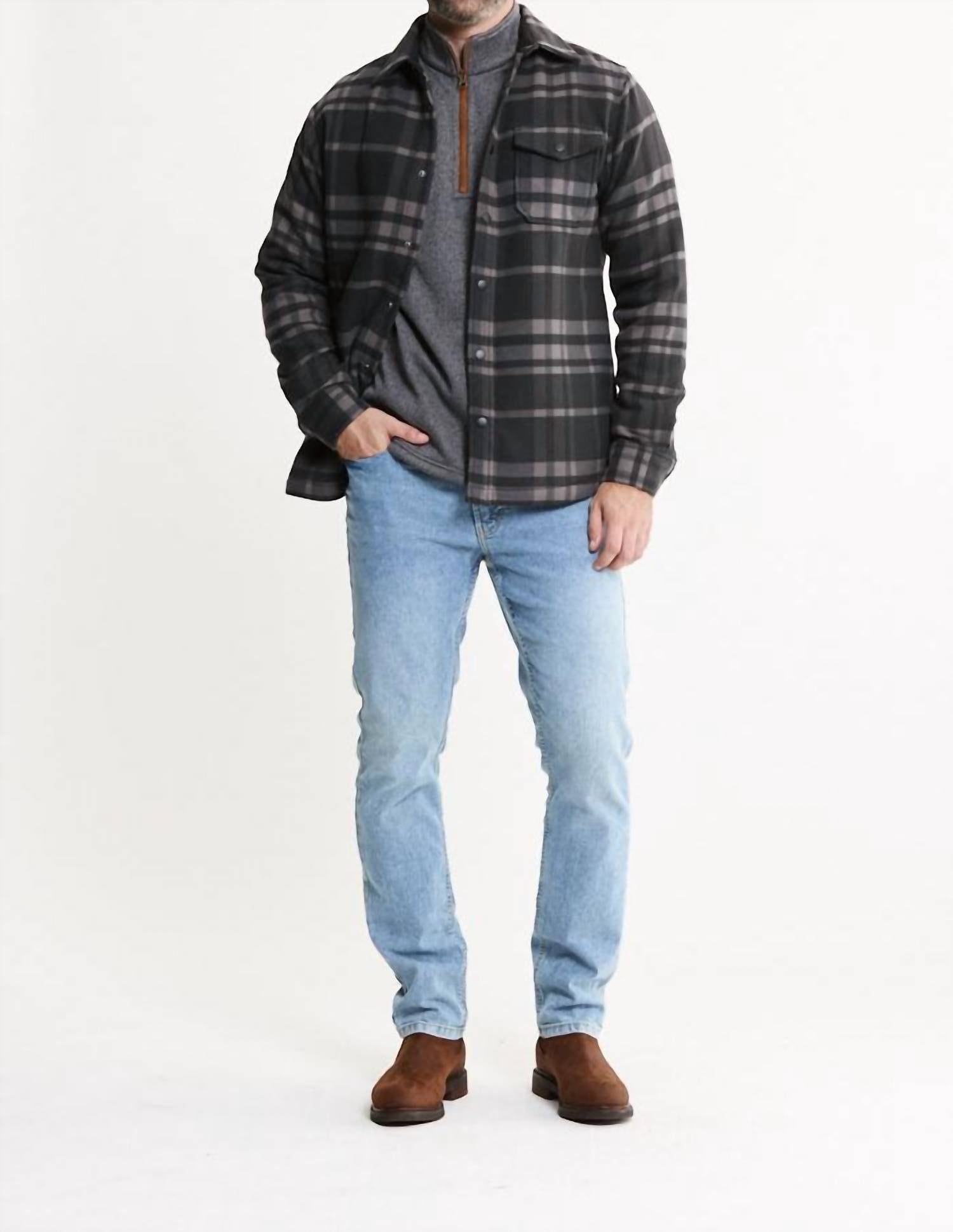 Jachs New York - Doubleface Fleece Shirt Jacket