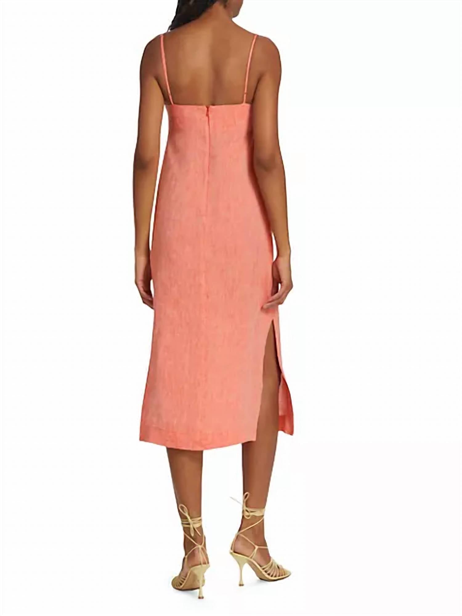 Matthew Bruch - Twist Slip Midi Dress