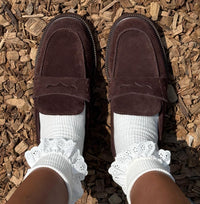 Dolce Vita Women's Tiggy Loafer in mahogany suede - women's flats - view 4