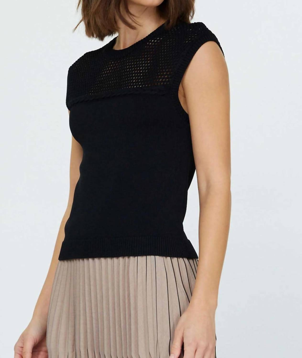 Current Air - Women's Stitched Sleeveless Sweater