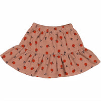 Bean'S Barcelona - Girl's Apple Printed Corduroy Skirt