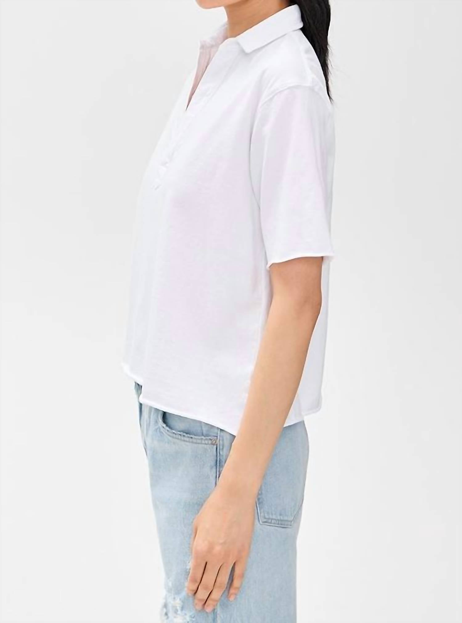 Frank & Eileen - Patty Popover Henley Top