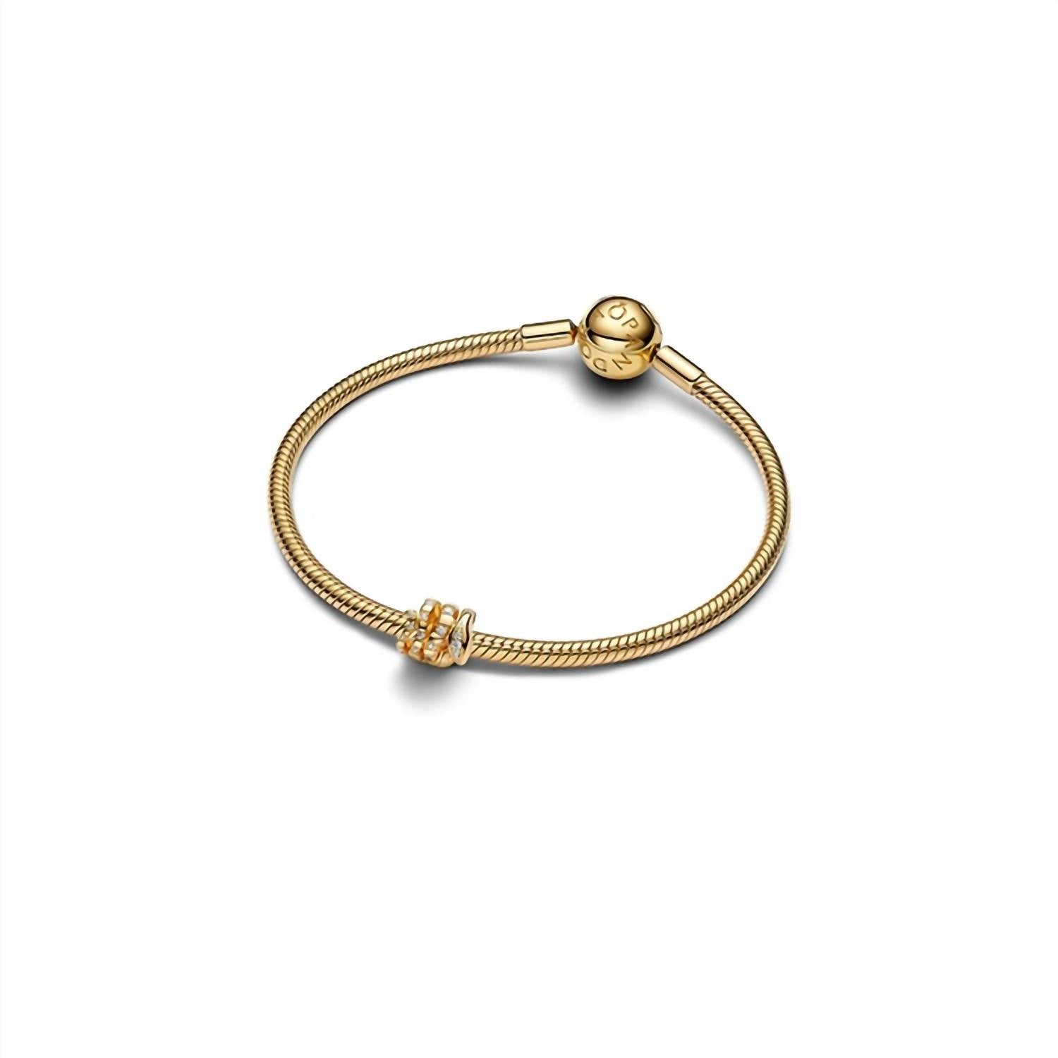 Pandora - Curled Snake Charm