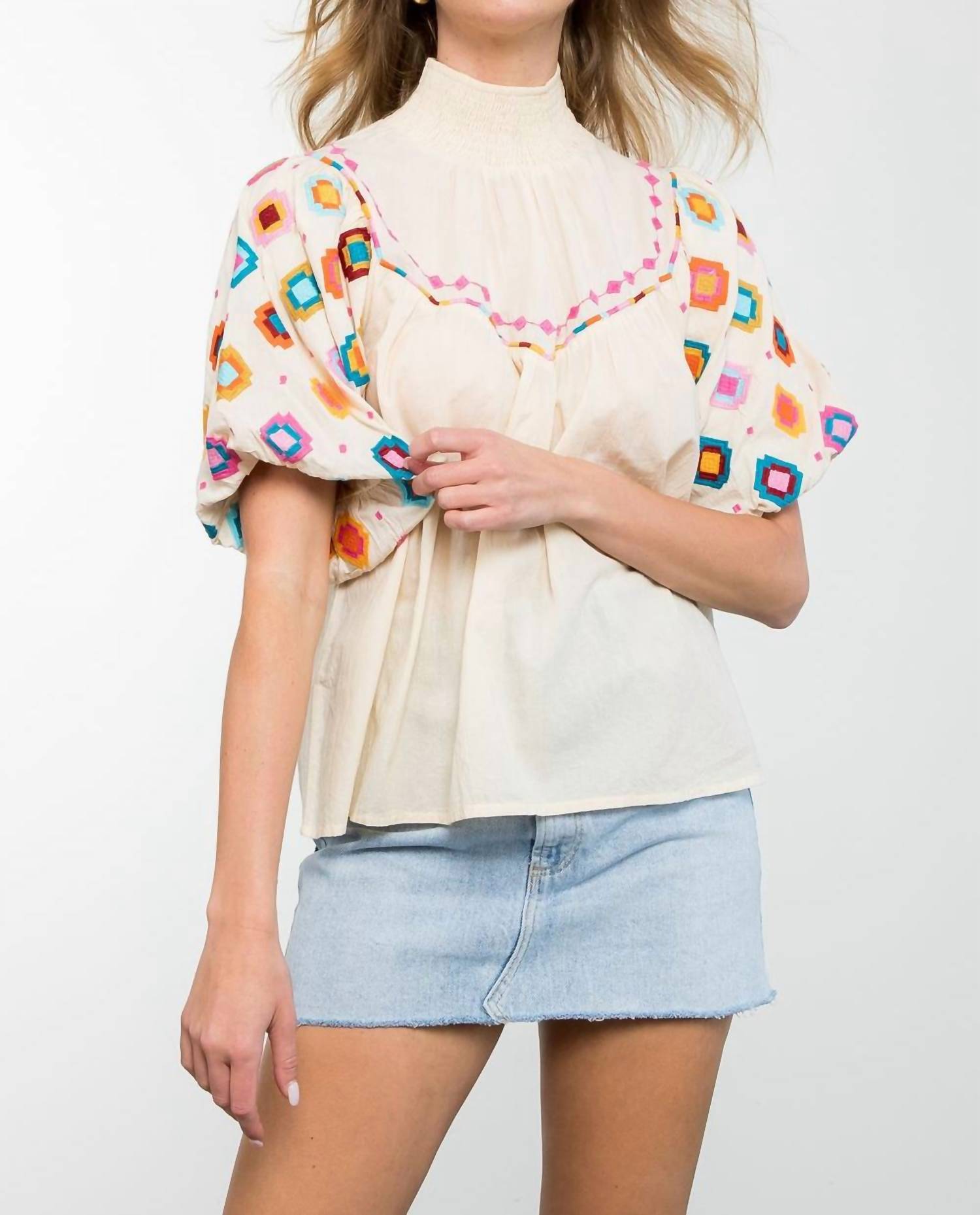 Thml - G.o.a.t. Embroidered Top