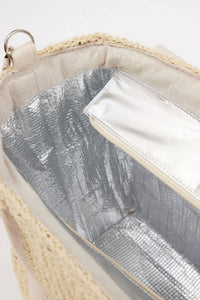 Hat Attack - Women's Modern Straw Cooler Tote Bag