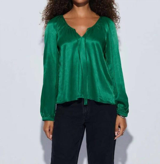 Nation Ltd - Ellie Textured Satin Top