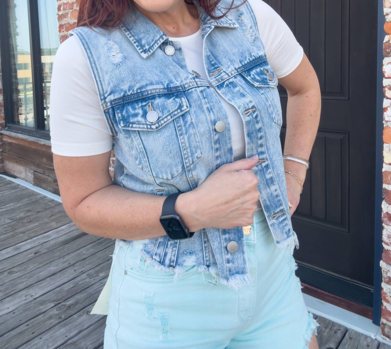 Risen - All The Vibes Denim Vest